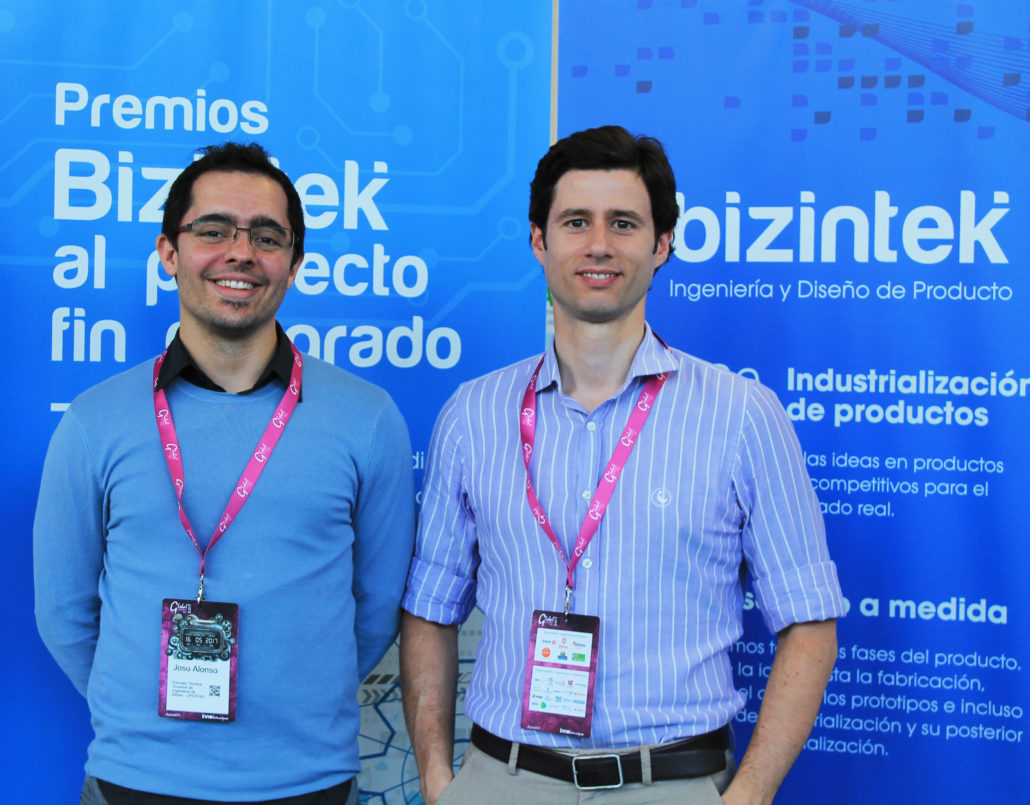 Josu Alonso y Oskar Casquero (Profesor Ingeniería en electrónica industrial de UPV/EHU)